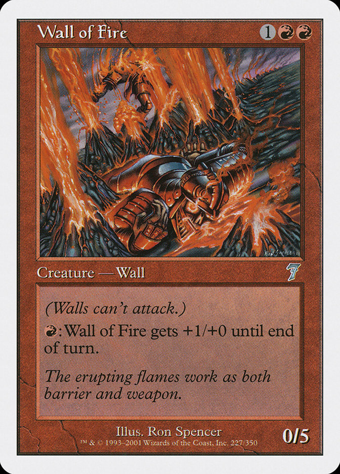 Wall of Fire [Seventh Edition] | Clutch Gaming