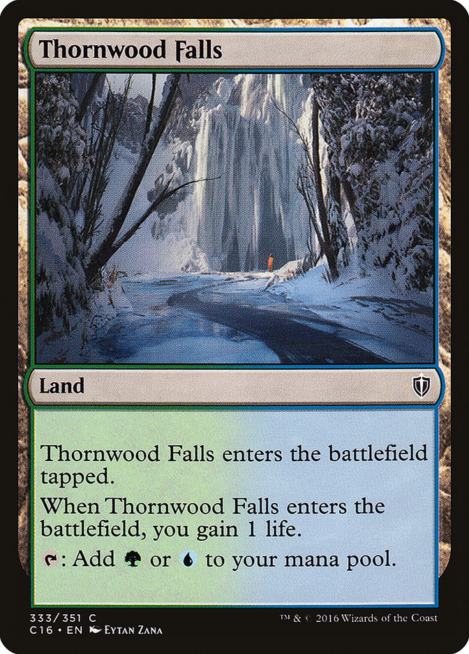 Thornwood Falls [Commander 2016] | Clutch Gaming