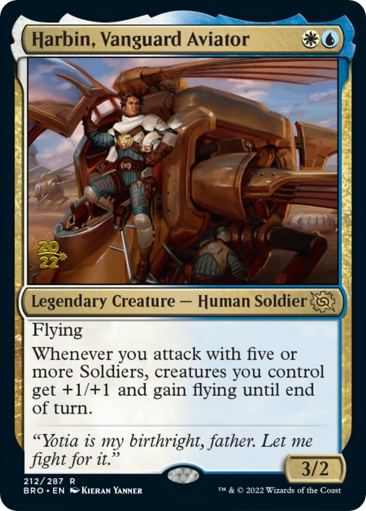 Harbin, Vanguard Aviator [The Brothers' War Prerelease Promos] | Clutch Gaming