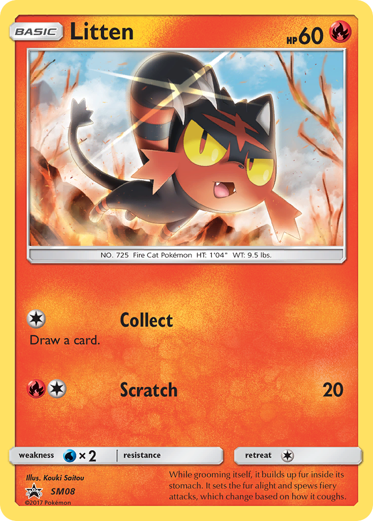 Litten (SM08) [Sun & Moon: Black Star Promos] | Clutch Gaming