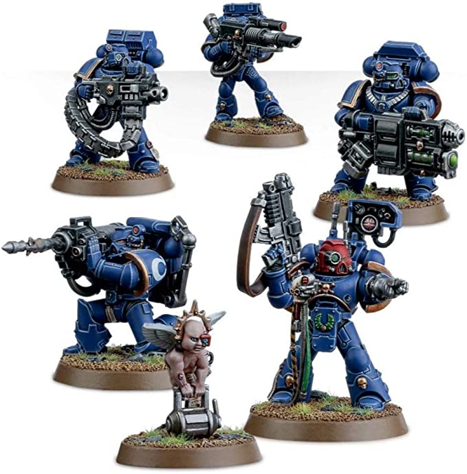 Warhammer 40,000 - Space Marines - Devastator Squad | Clutch Gaming