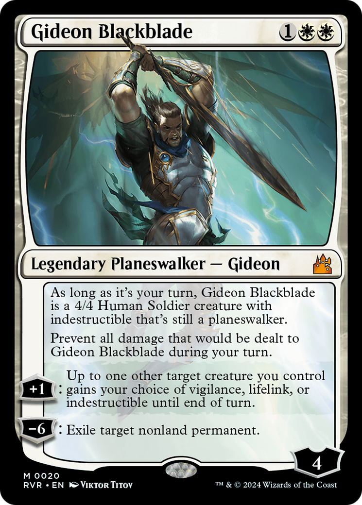 Gideon Blackblade [Ravnica Remastered] | Clutch Gaming