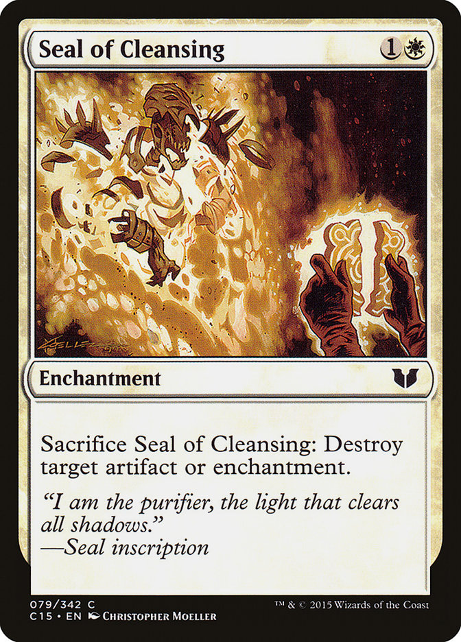 Seal of Cleansing [Commander 2015] | Clutch Gaming