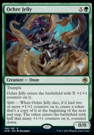 Ochre Jelly (Promo Pack) [Dungeons & Dragons: Adventures in the Forgotten Realms Promos] | Clutch Gaming