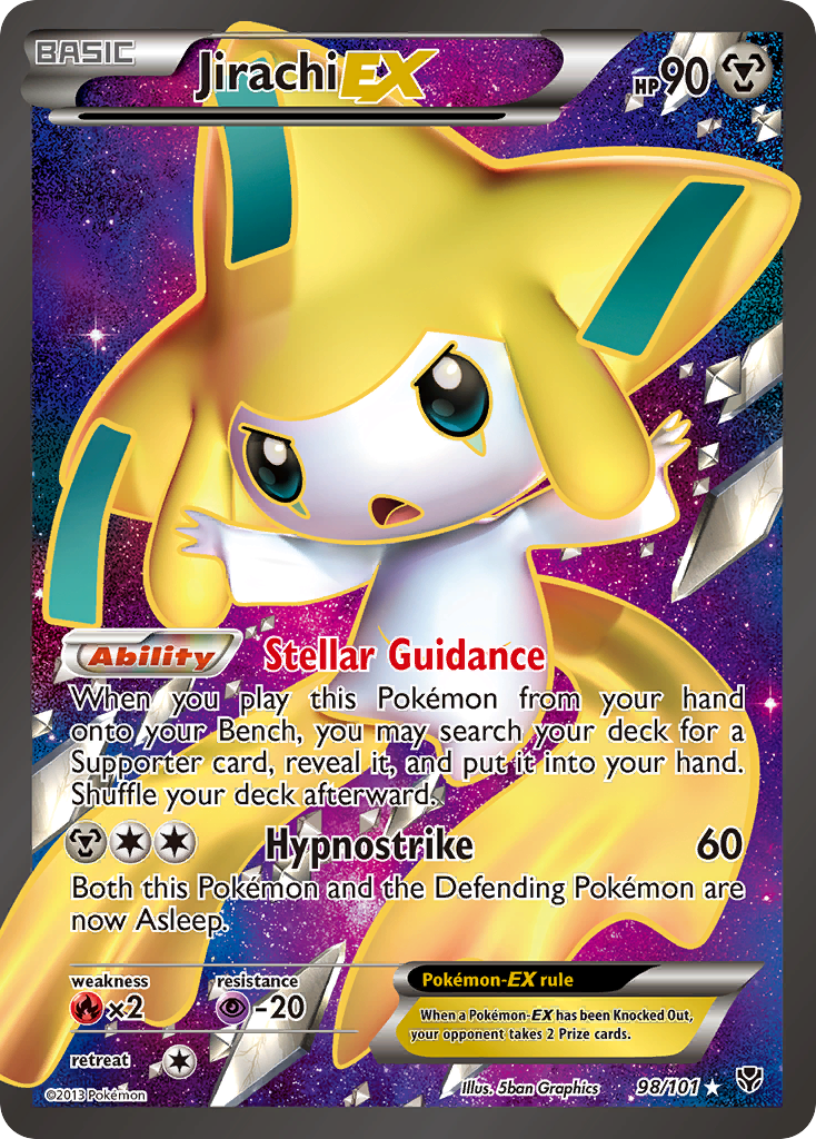 Jirachi EX (98/101) [Black & White: Plasma Blast] | Clutch Gaming