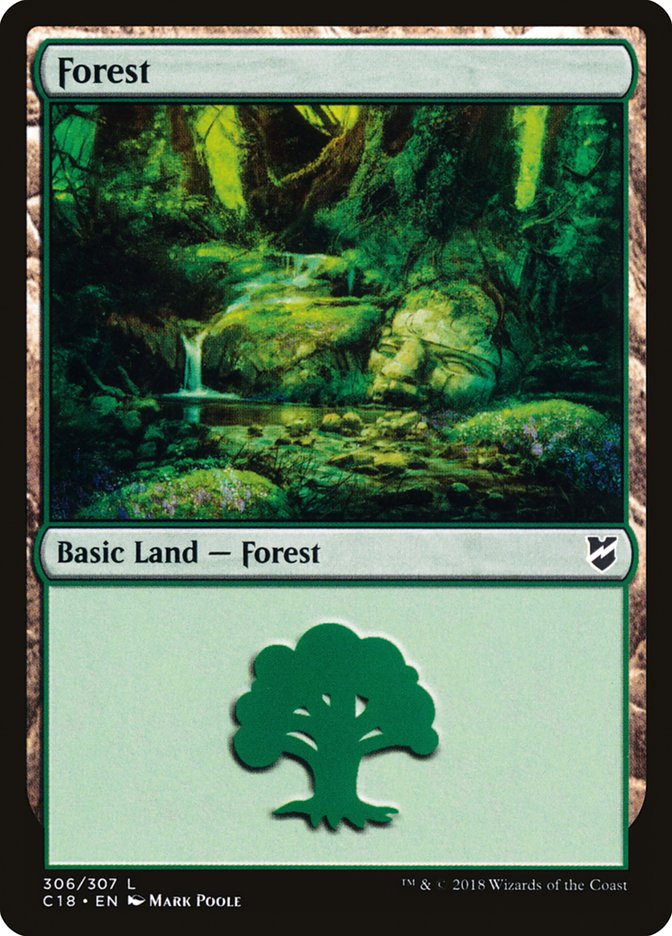 Forest (306) [Commander 2018] | Clutch Gaming
