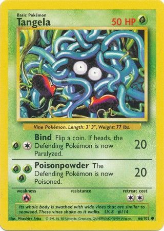 Tangela (66/102) [Base Set Unlimited] | Clutch Gaming