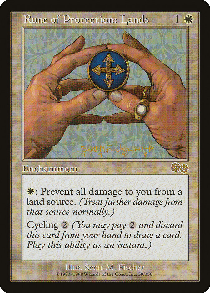 Rune of Protection: Lands [Urza's Saga] | Clutch Gaming