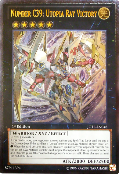 Number C39: Utopia Ray Victory (UTR) [JOTL-EN048] Ultimate Rare | Clutch Gaming