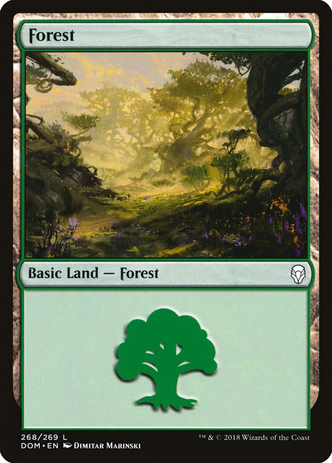 Forest (268) [Dominaria] | Clutch Gaming