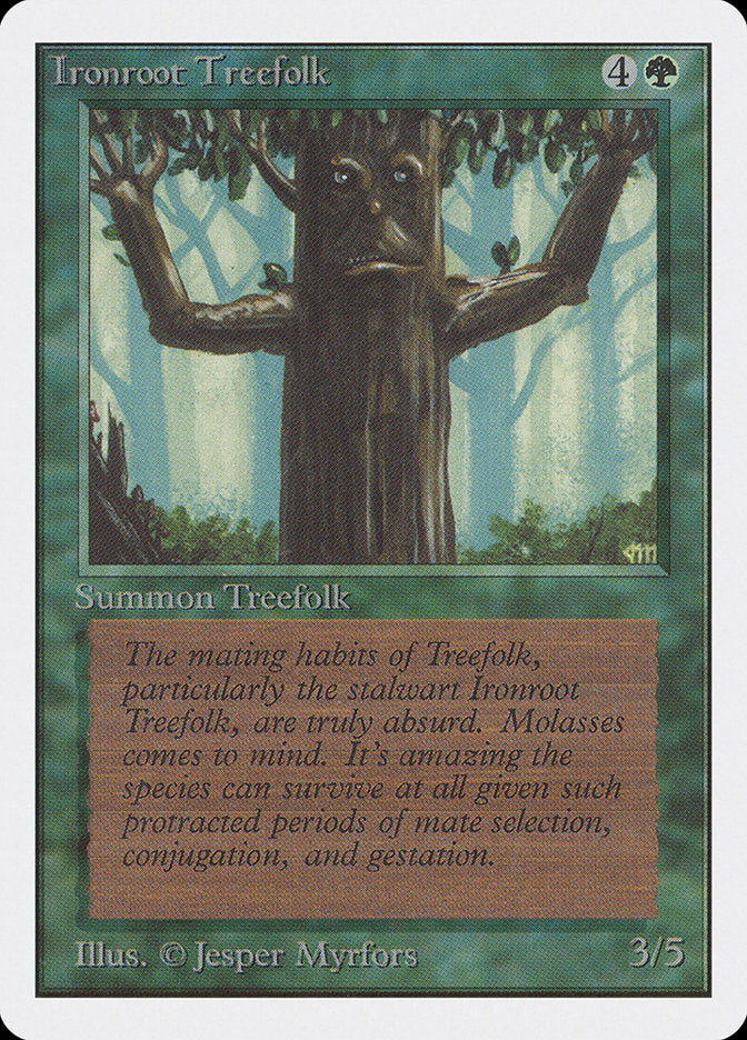 Ironroot Treefolk [Unlimited Edition] | Clutch Gaming