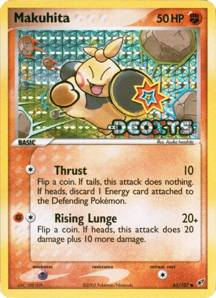 Makuhita (65/107) (Stamped) [EX: Deoxys] | Clutch Gaming