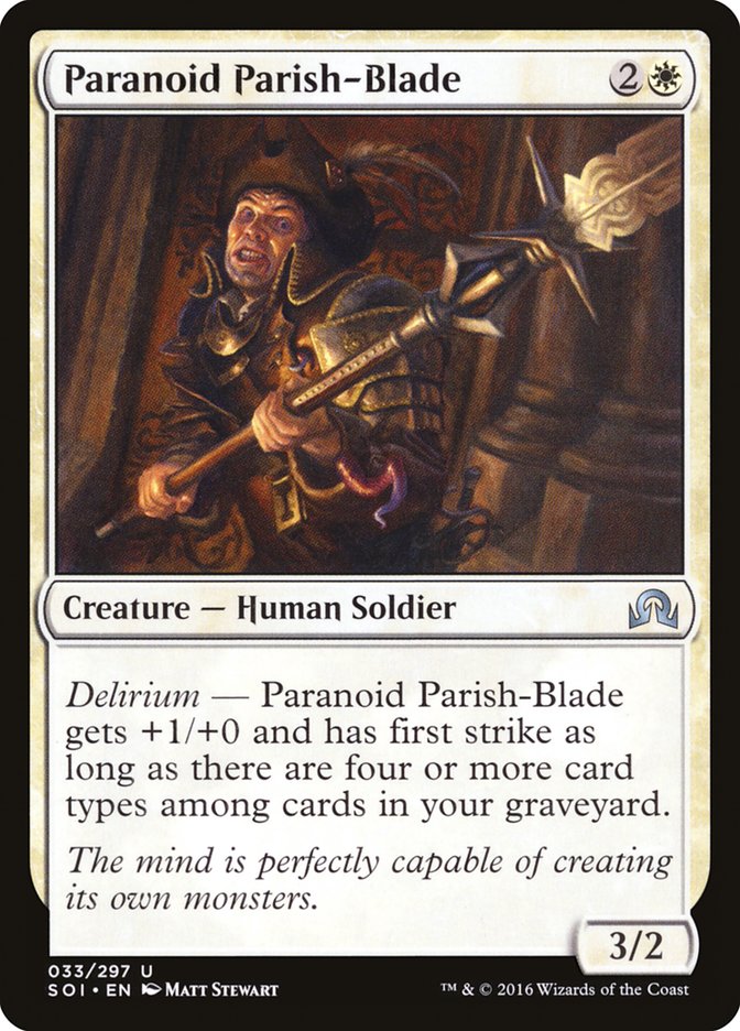 Paranoid Parish-Blade [Shadows over Innistrad] | Clutch Gaming