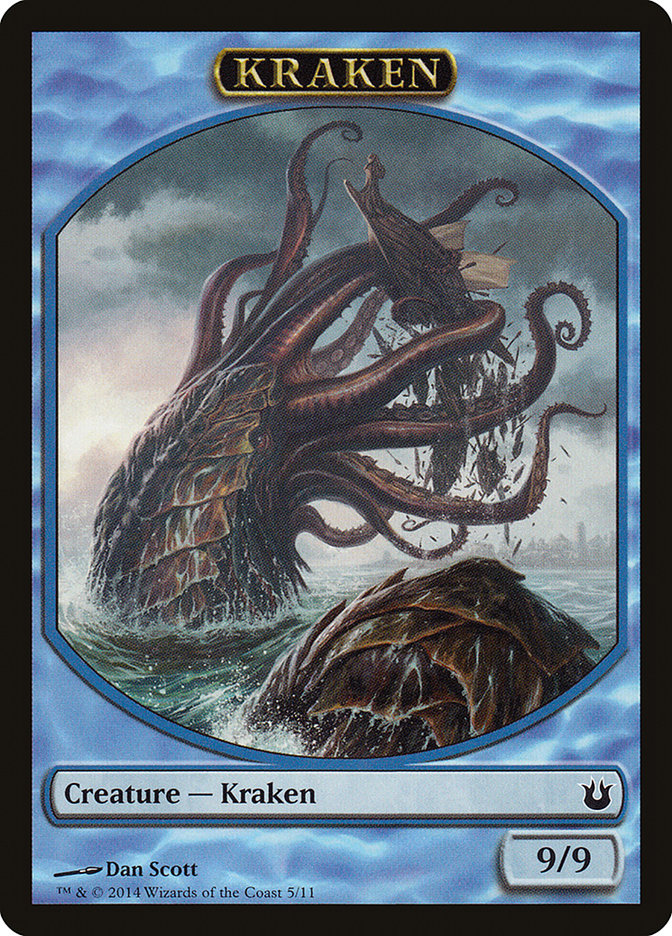 Kraken Token [Born of the Gods Tokens] | Clutch Gaming