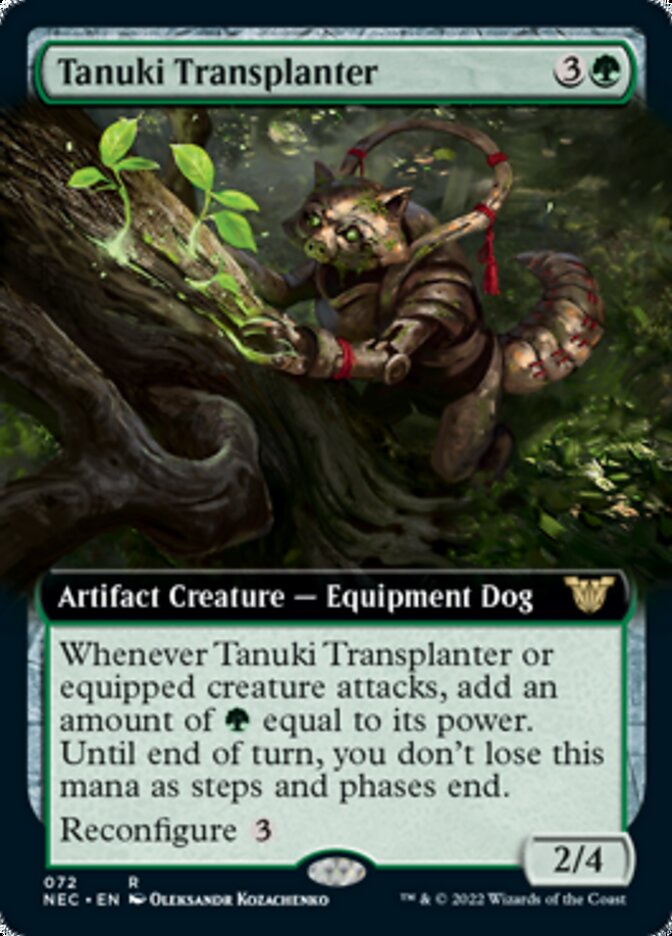 Tanuki Transplanter (Extended Art) [Kamigawa: Neon Dynasty Commander] | Clutch Gaming