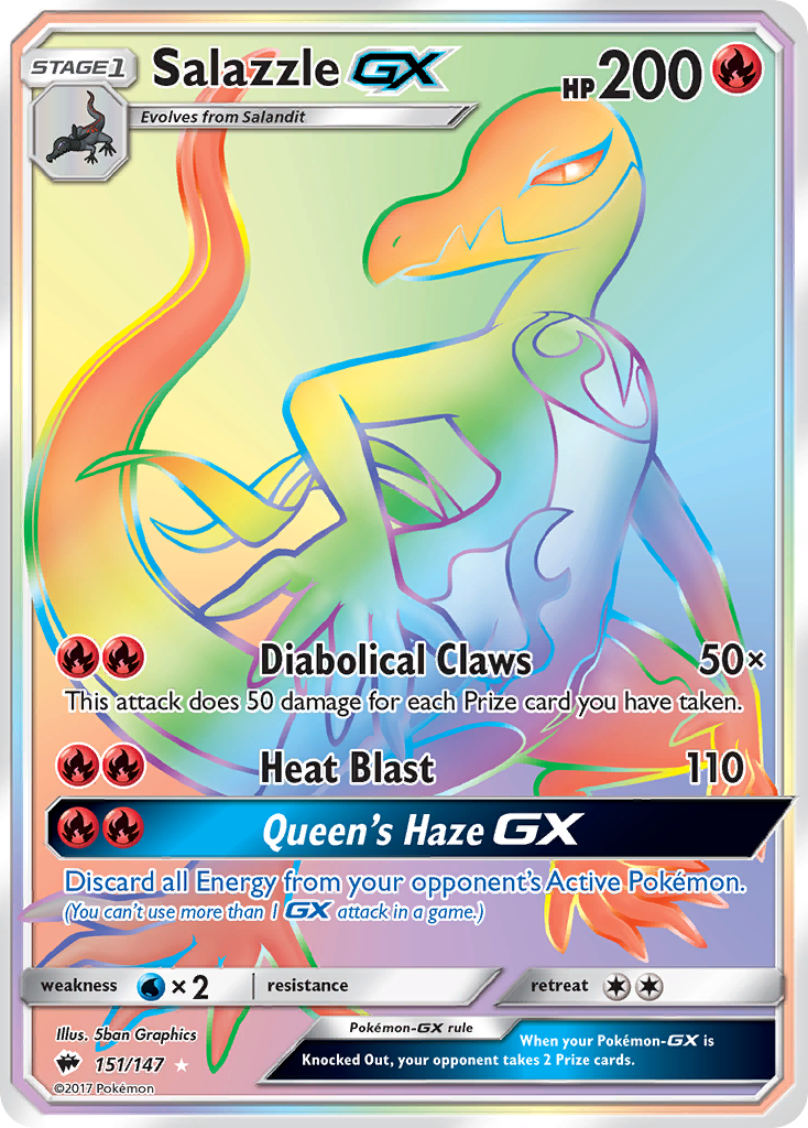 Salazzle GX (151/147) [Sun & Moon: Burning Shadows] | Clutch Gaming