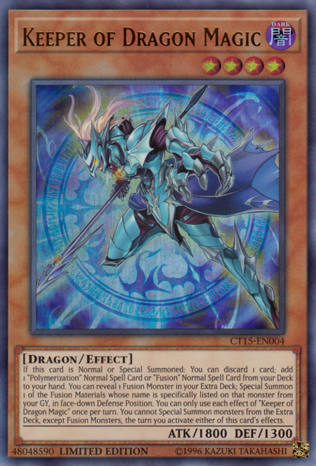 Keeper of Dragon Magic [CT15-EN004] Ultra Rare | Clutch Gaming