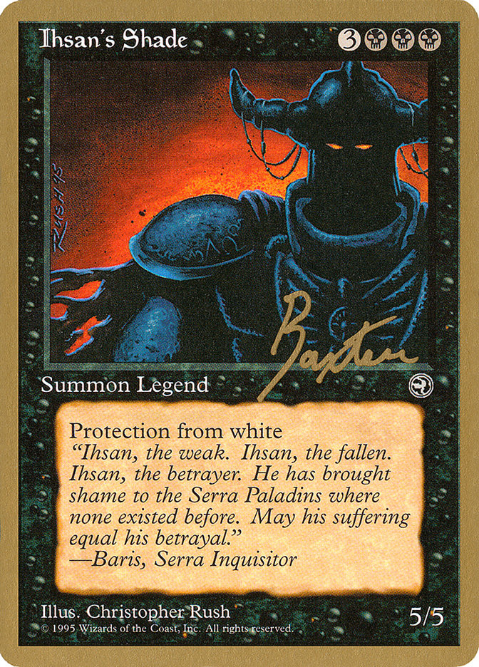 Ihsan's Shade (George Baxter) [Pro Tour Collector Set] | Clutch Gaming