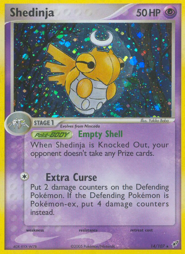 Shedinja (14/107) [EX: Deoxys] | Clutch Gaming