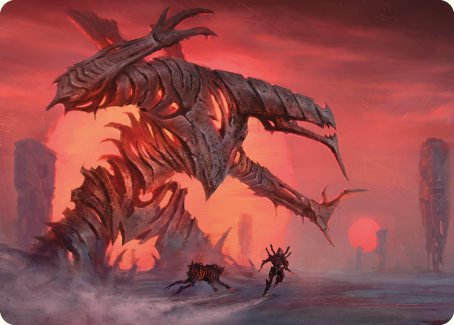 Red Sun's Zenith Art Card [Phyrexia: All Will Be One Art Series] | Clutch Gaming