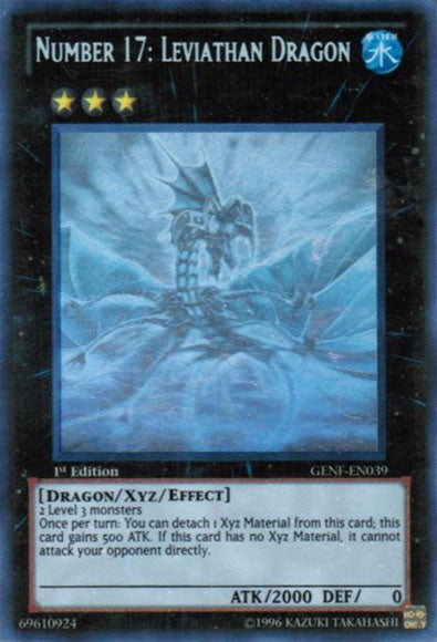 Number 17: Leviathan Dragon [GENF-EN039] Ghost Rare | Clutch Gaming