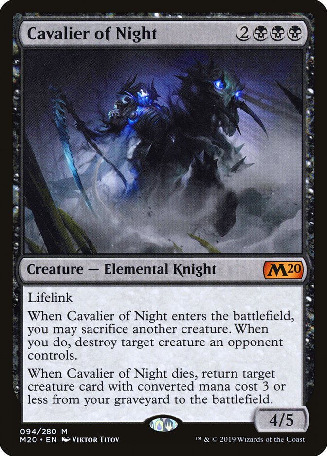 Cavalier of Night [Core Set 2020] | Clutch Gaming