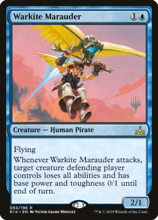 Warkite Marauder (Promo Pack) [Rivals of Ixalan Promos] | Clutch Gaming