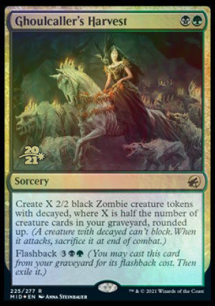 Ghoulcaller's Harvest [Innistrad: Midnight Hunt Prerelease Promos] | Clutch Gaming