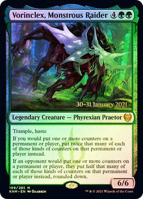 Vorinclex, Monstrous Raider [Kaldheim Prerelease Promos] | Clutch Gaming