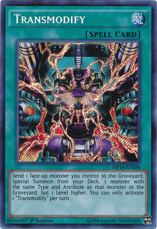 Transmodify [MP14-EN106] Secret Rare | Clutch Gaming