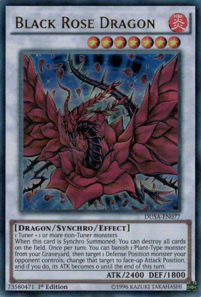 Black Rose Dragon [DUSA-EN077] Ultra Rare | Clutch Gaming