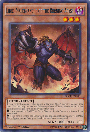 Libic, Malebranche of the Burning Abyss [SECE-EN083] Rare | Clutch Gaming