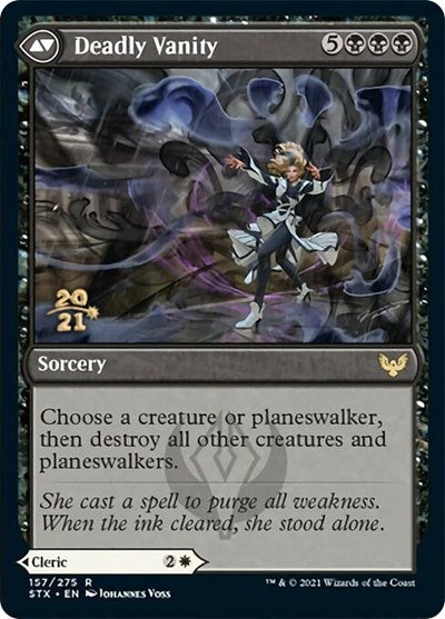 Selfless Glyphweaver // Deadly Vanity [Strixhaven: School of Mages Prerelease Promos] | Clutch Gaming