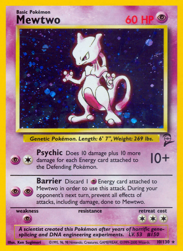 Mewtwo (10/130) [Base Set 2] | Clutch Gaming