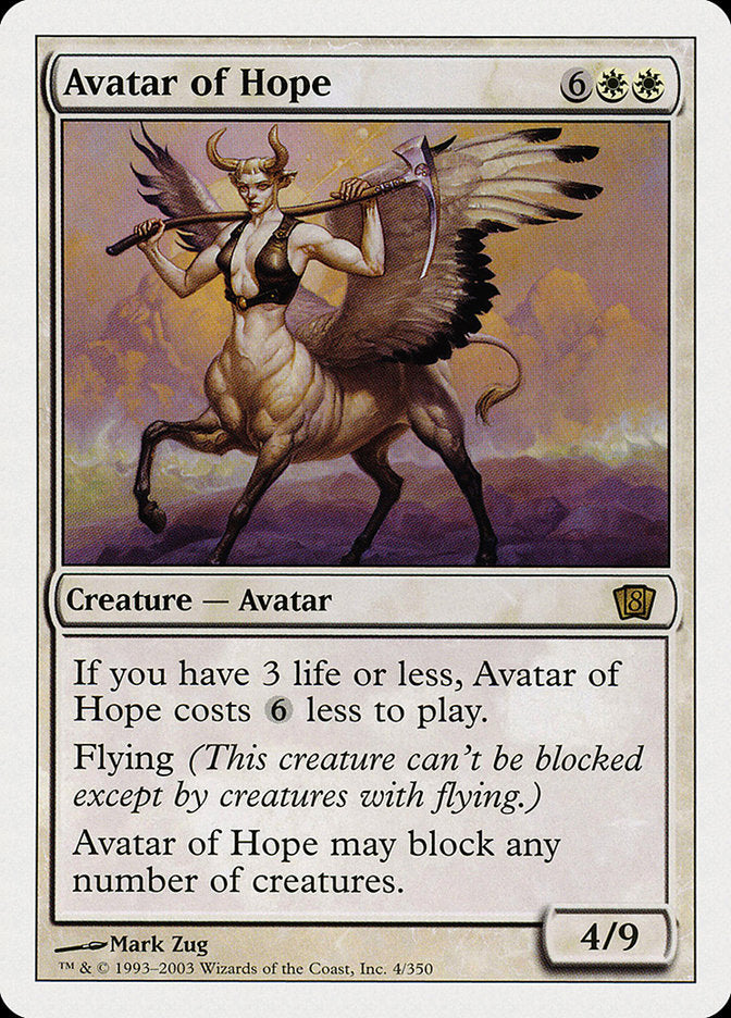 Avatar of Hope [Eighth Edition] | Clutch Gaming