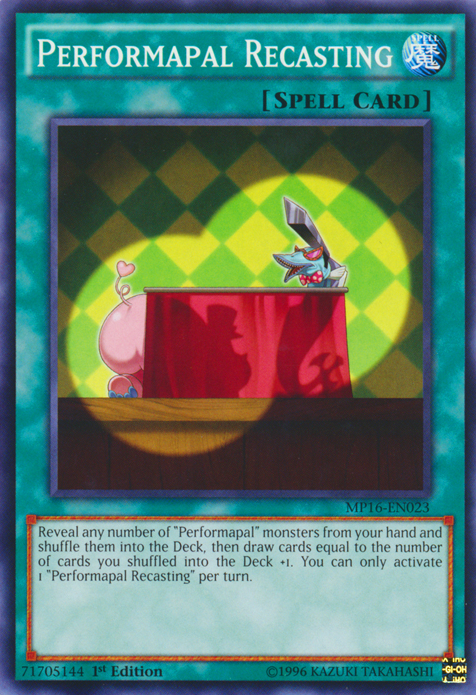 Performapal Recasting [MP16-EN023] Common | Clutch Gaming