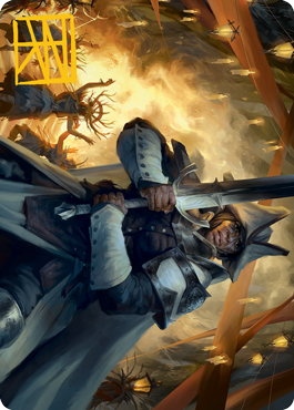 Ritual Guardian Art Card (Gold-Stamped Signature) [Innistrad: Midnight Hunt Art Series] | Clutch Gaming