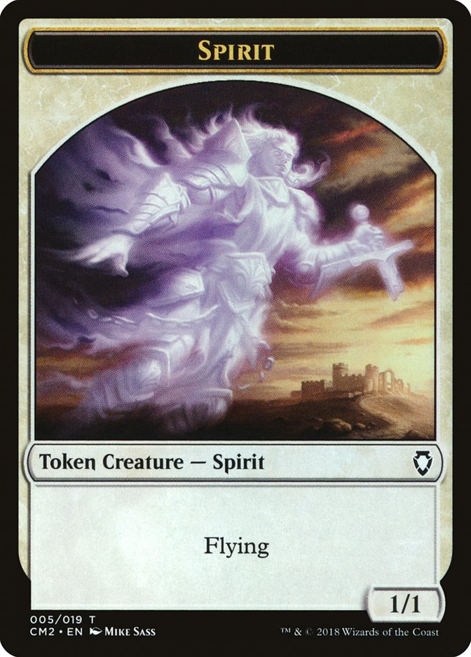 Spirit Token [Commander Anthology Volume II Tokens] | Clutch Gaming