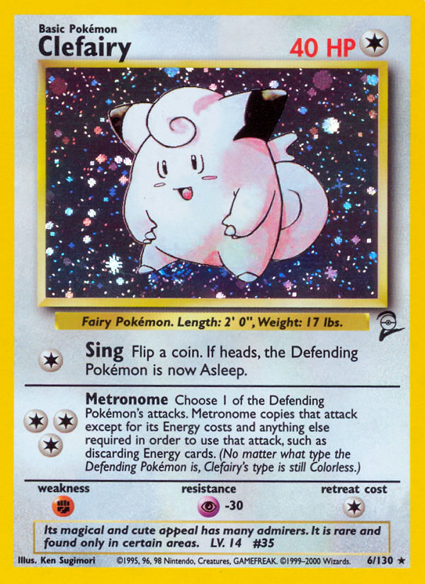 Clefairy (6/130) [Base Set 2] | Clutch Gaming