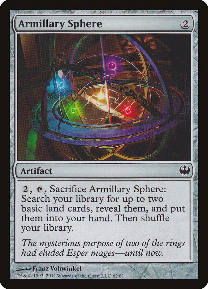 Armillary Sphere [Duel Decks: Knights vs. Dragons] | Clutch Gaming