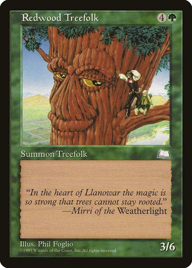 Redwood Treefolk [Weatherlight] | Clutch Gaming