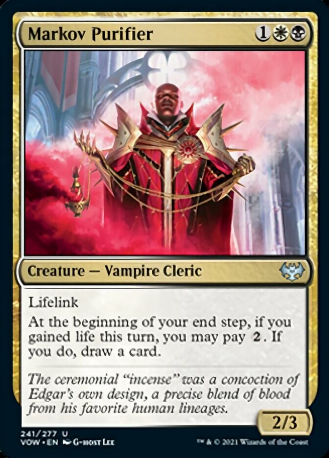 Markov Purifier [Innistrad: Crimson Vow] | Clutch Gaming