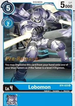 Lobomon [BT4-025] [Great Legend Pre-Release Promos] | Clutch Gaming