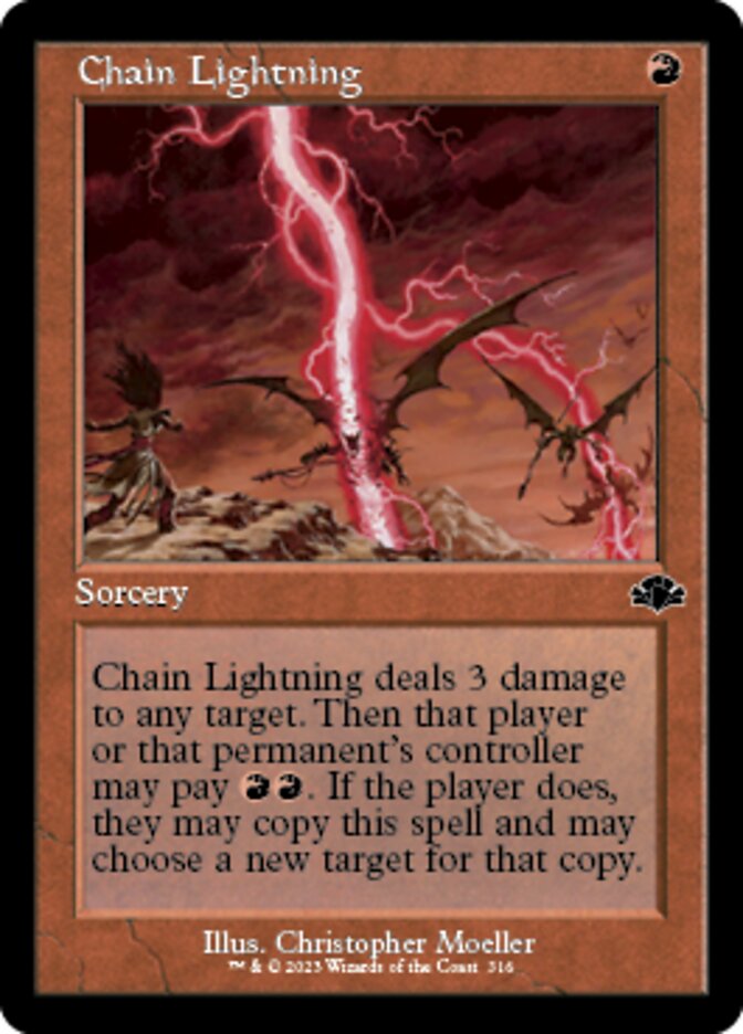 Chain Lightning (Retro) [Dominaria Remastered] | Clutch Gaming