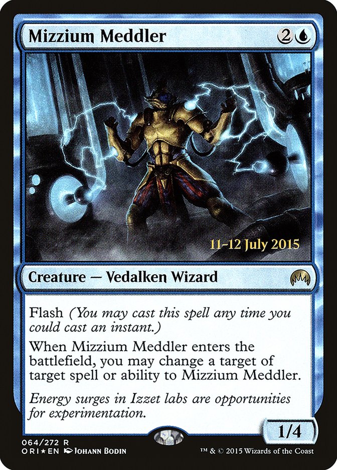 Mizzium Meddler [Magic Origins Prerelease Promos] | Clutch Gaming