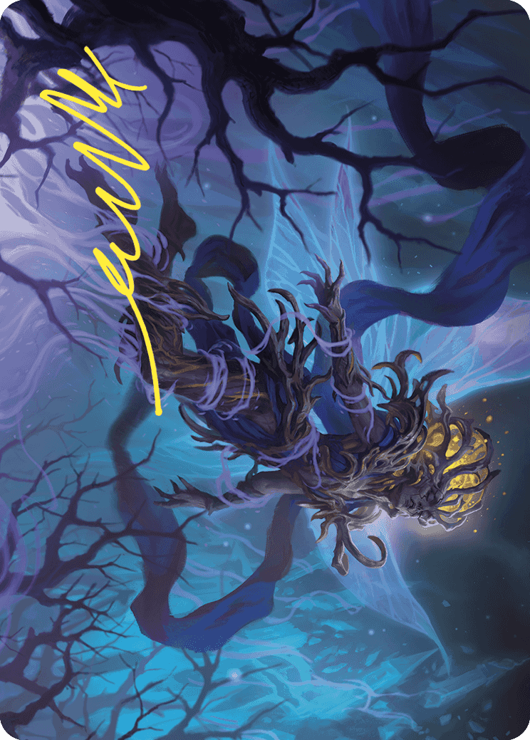 Sleep-Cursed Faerie Art Card (Gold-Stamped Signature) [Wilds of Eldraine Art Series] | Clutch Gaming