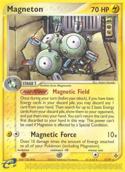 Magneton (17/97) [EX: Dragon] | Clutch Gaming