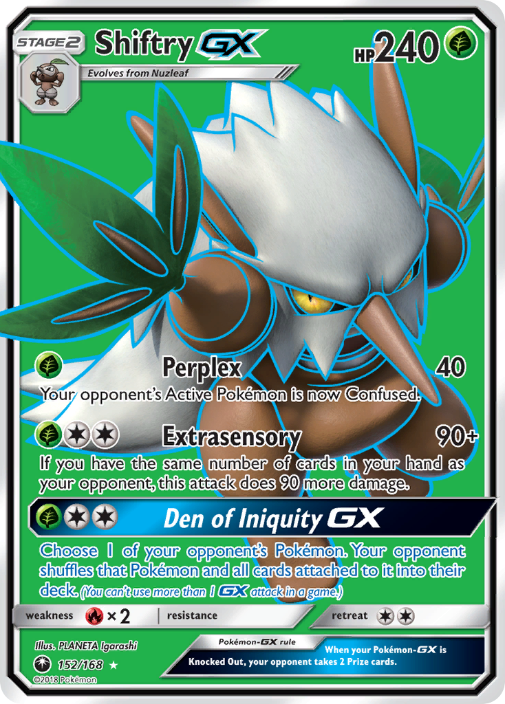 Shiftry GX (152/168) [Sun & Moon: Celestial Storm] | Clutch Gaming