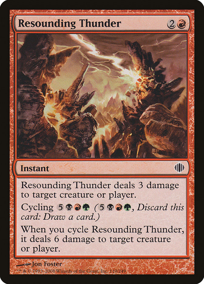 Resounding Thunder [Shards of Alara] | Clutch Gaming