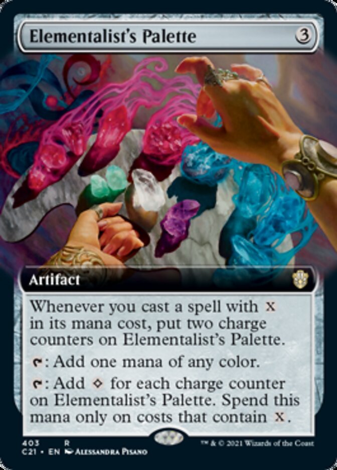 Elementalist's Palette (Extended Art) [Commander 2021] | Clutch Gaming